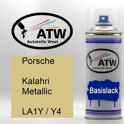 Porsche, Kalahri Metallic, LA1Y / Y4: 400ml Sprühdose, von ATW Autoteile West.